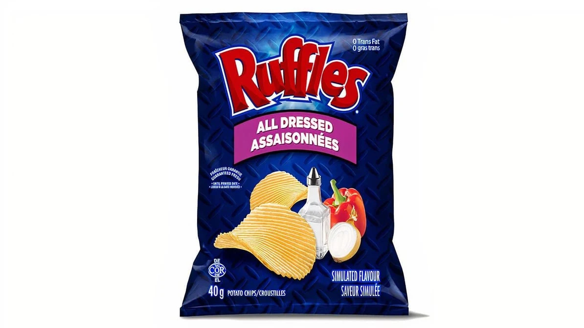 Ruffles Spicy All Dressed Flavoured Potato Chips