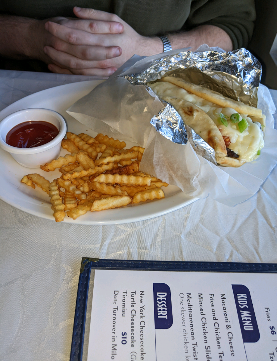 Donairs Served with Fries