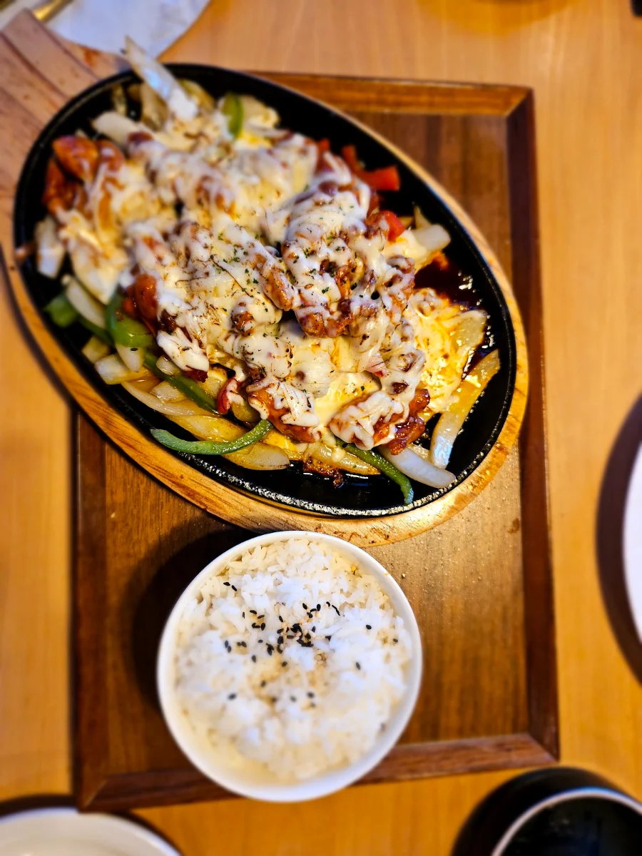 Grilled Pork Belly Cheese Buldak Teriyaki Cheese