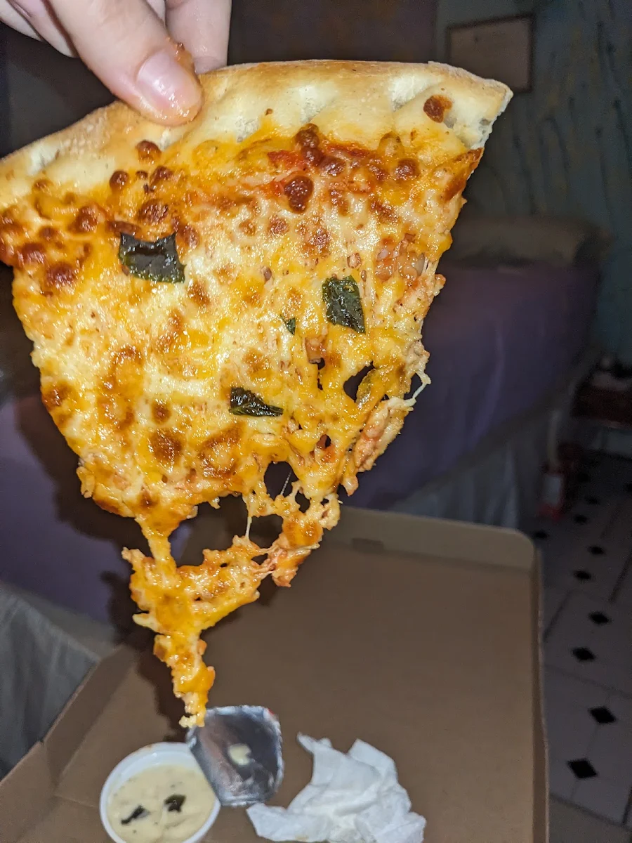 Cheese Pizza with Basil