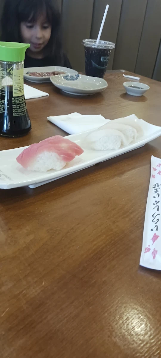 Salmon Sushi and Butterfish Sushi
