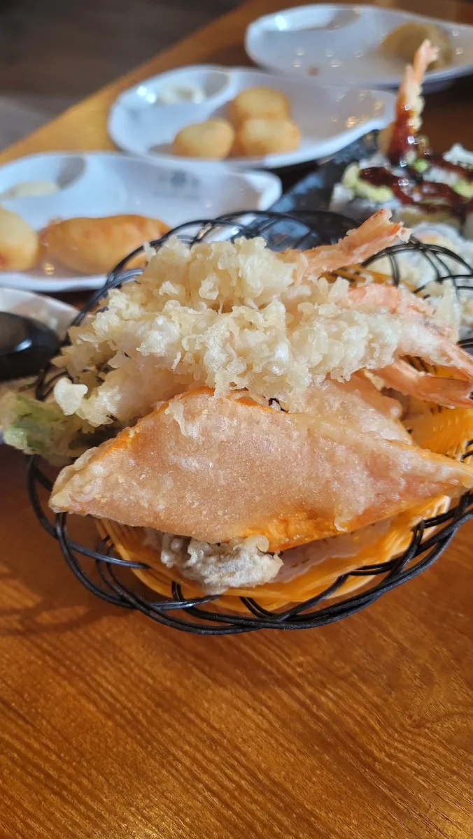Tempura Shrimp Tempura Pumpkin Eggplant Mushrooms Broccoli Yam