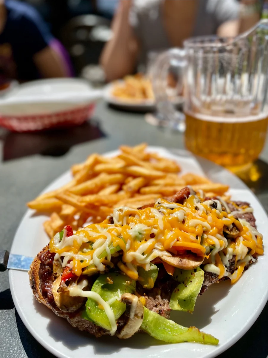 Open Face Steak Sandwich