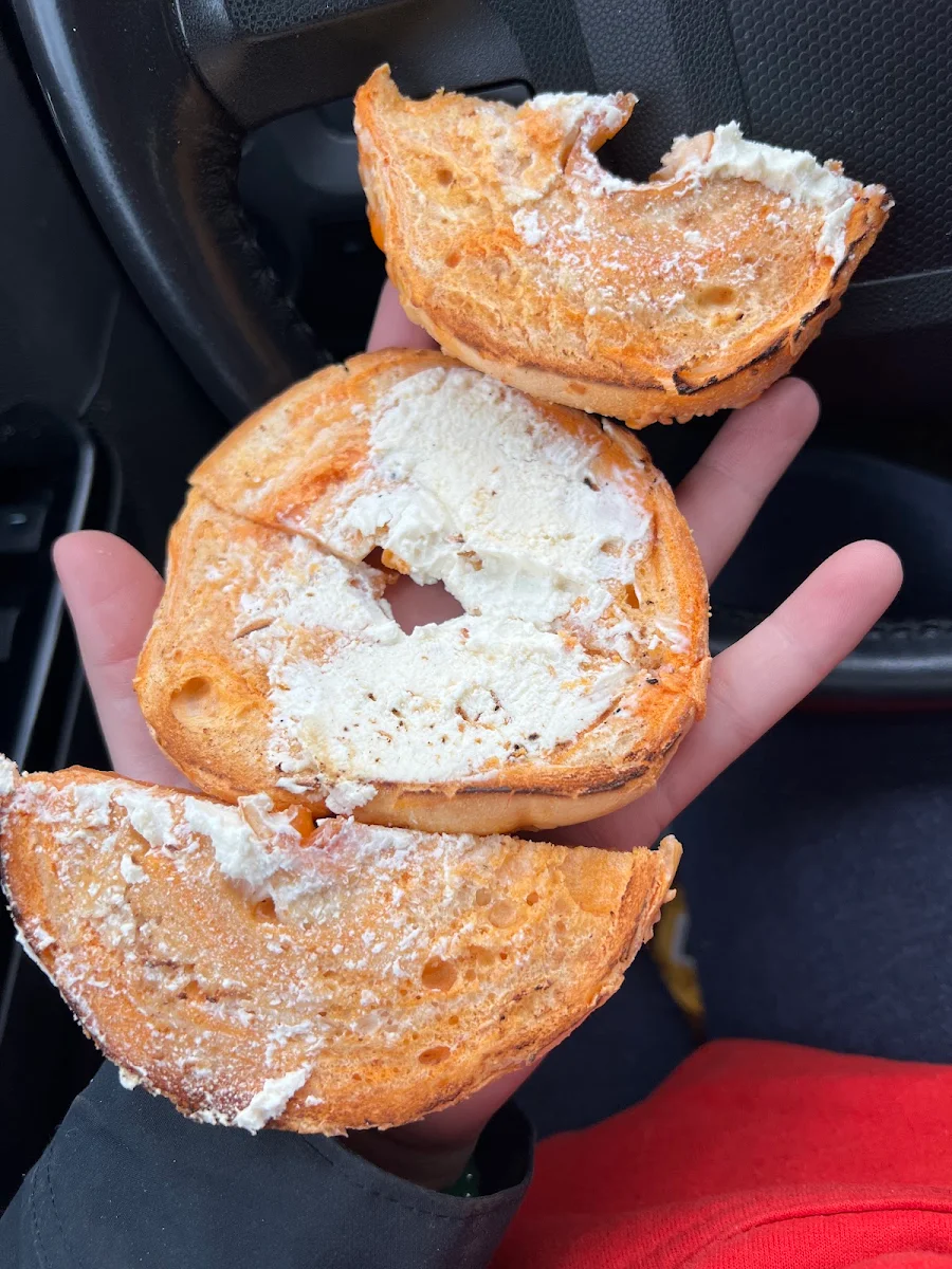 Four Cheese Bagel with Cream Cheese