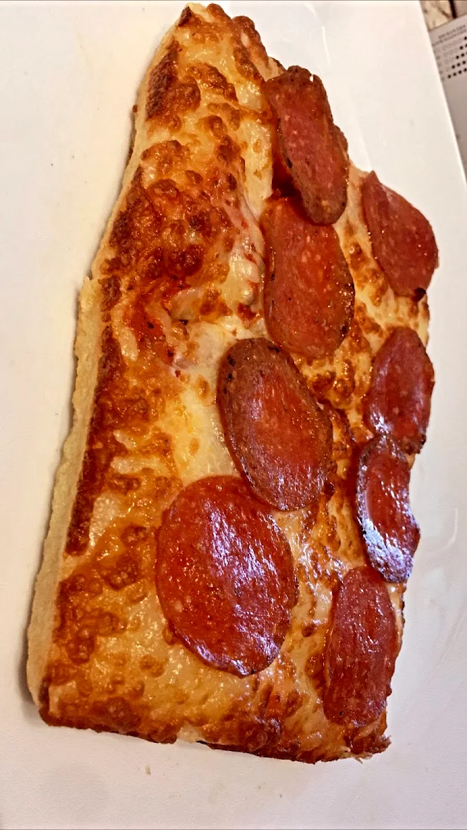 Deep Dish Pepperoni Pizza