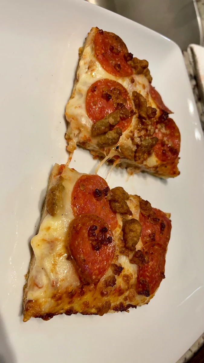 Meatlovers Deep Dish Pizza