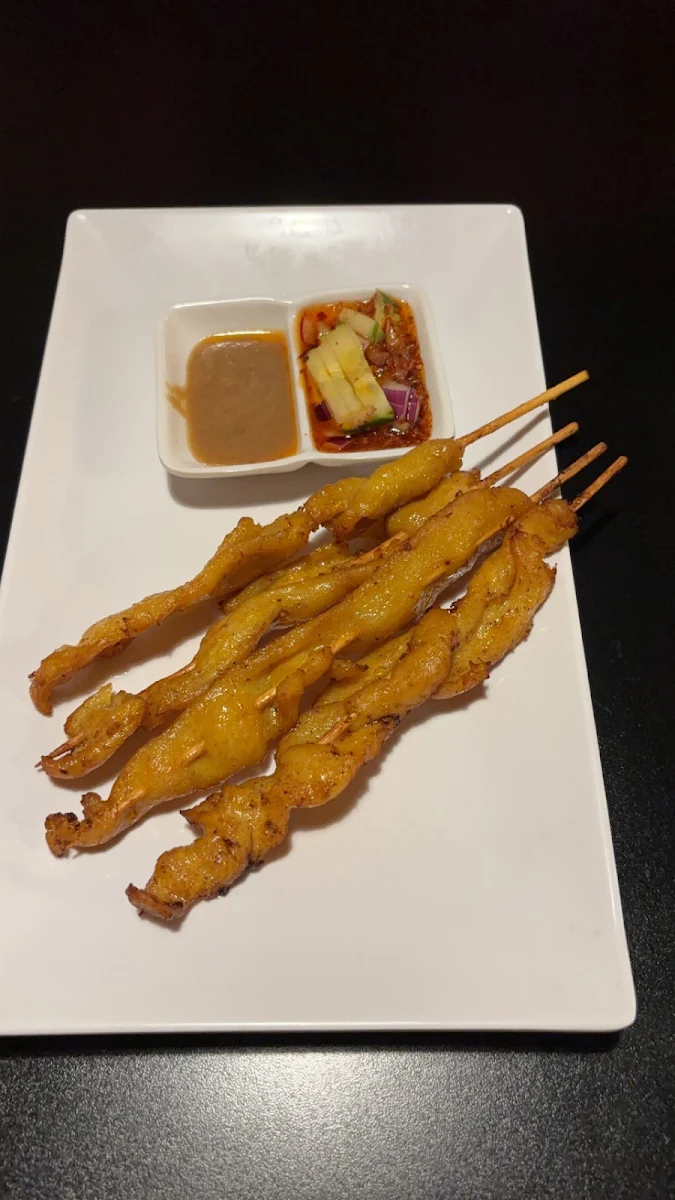 Marinaded Satay Choice of Chicken or Beef