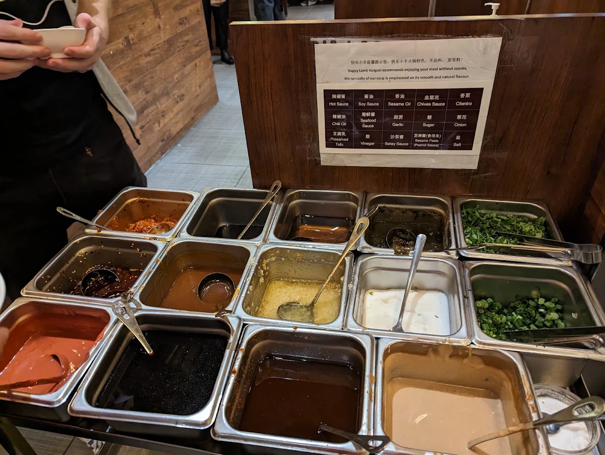 Dipping Sauce Station