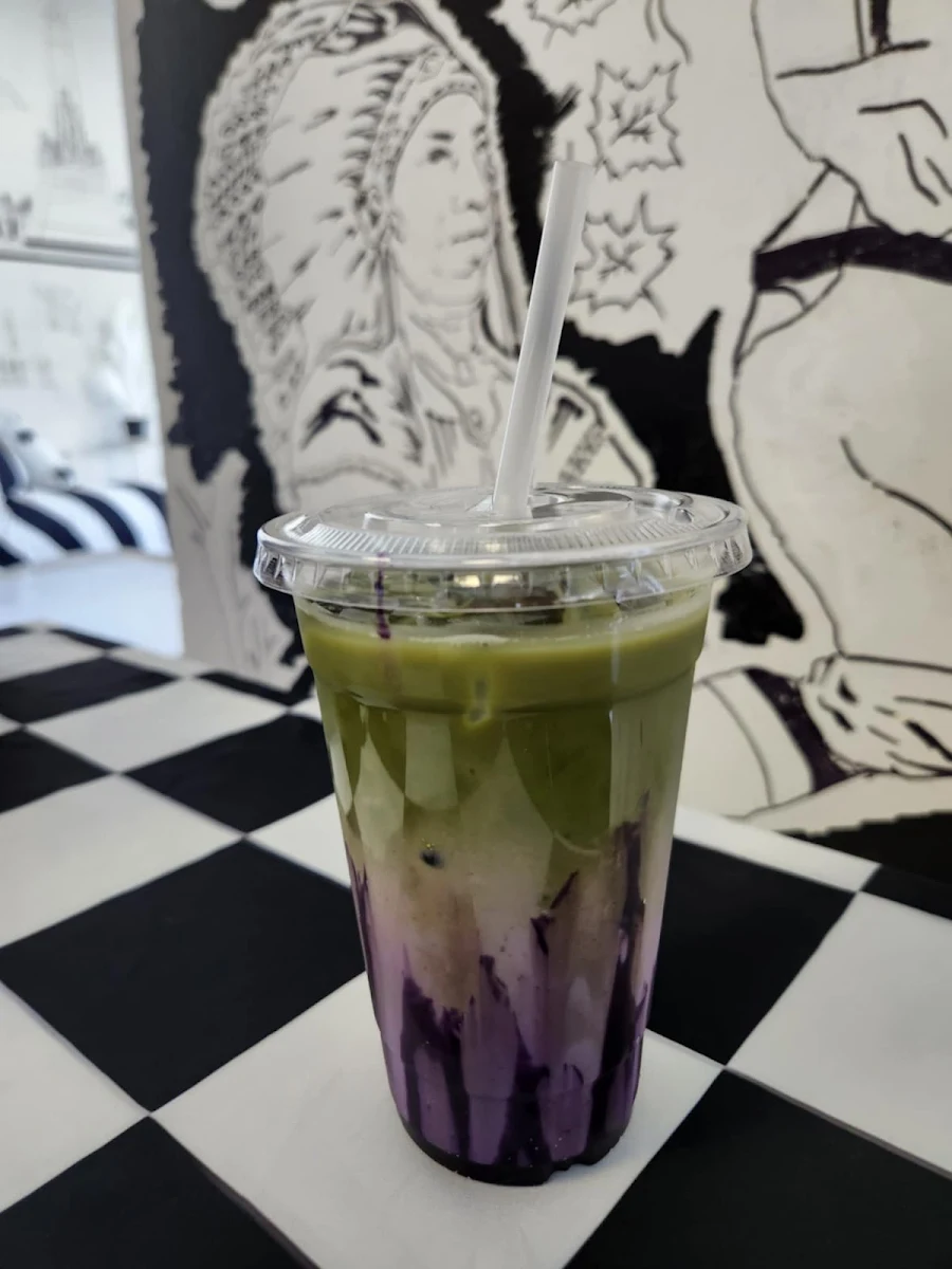 Ube Matcha Latte