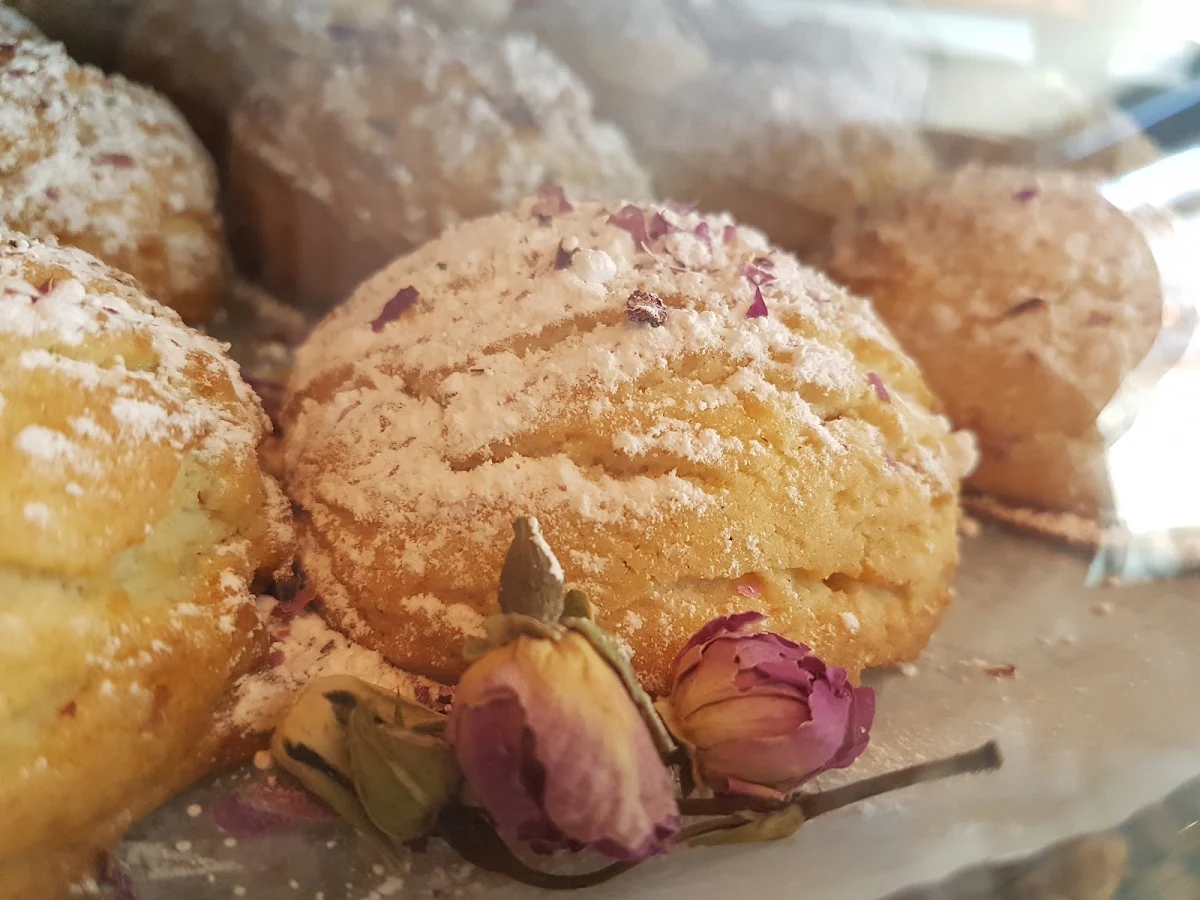 Orange Blossom and Rose Petal Cookies