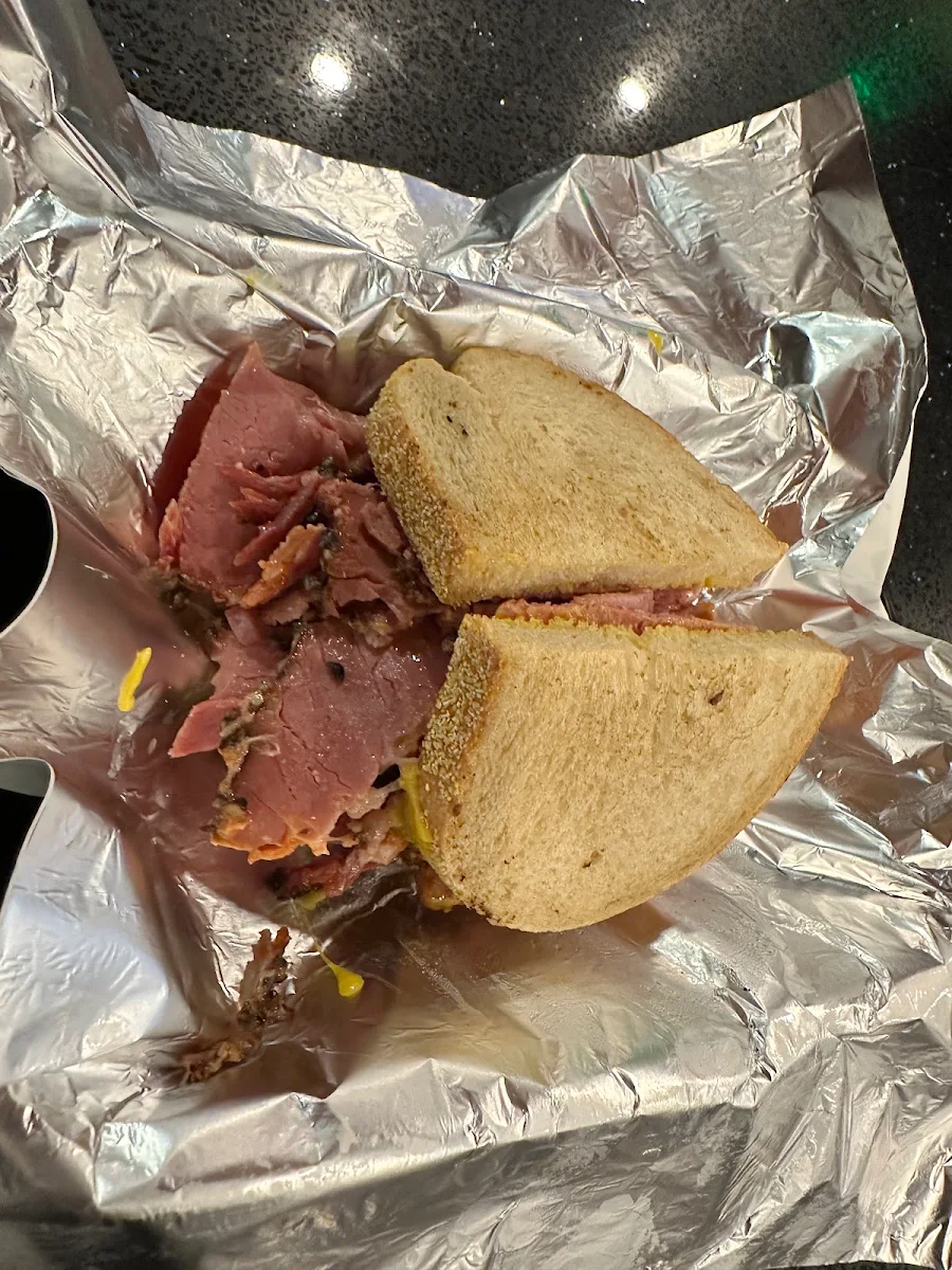Montreal Smoked Meat Sandwich