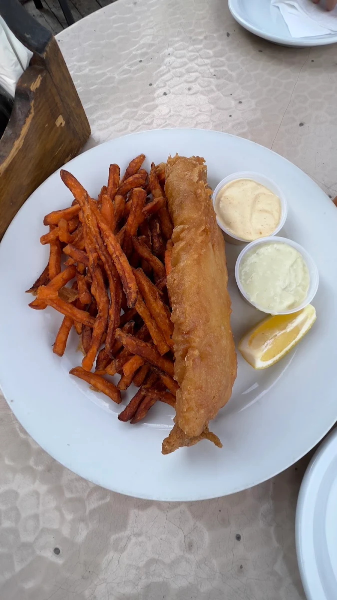 Fish and Sweet Potato Fries