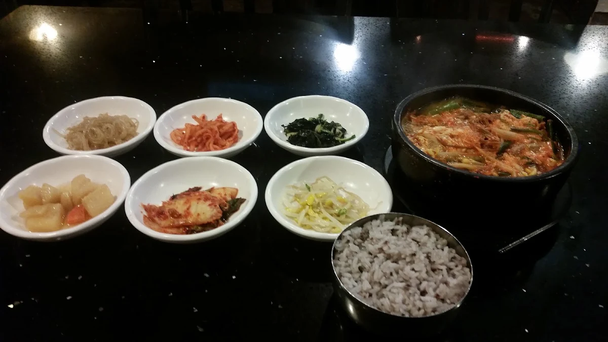Side Dishes Red Rice Spicy Beef Stew Yuk Gae Jang