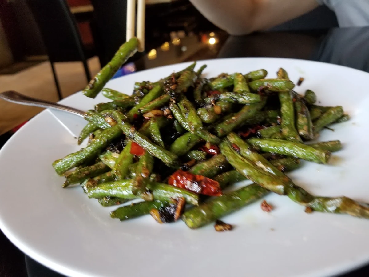 Haricots Verts Frits Dry-Fried Green Beans