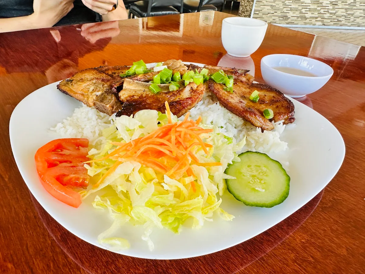 Rice and Pork Chop