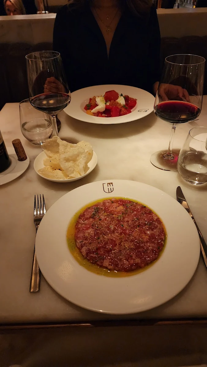 Bluefin Tuna Tartare and Tomato Salad