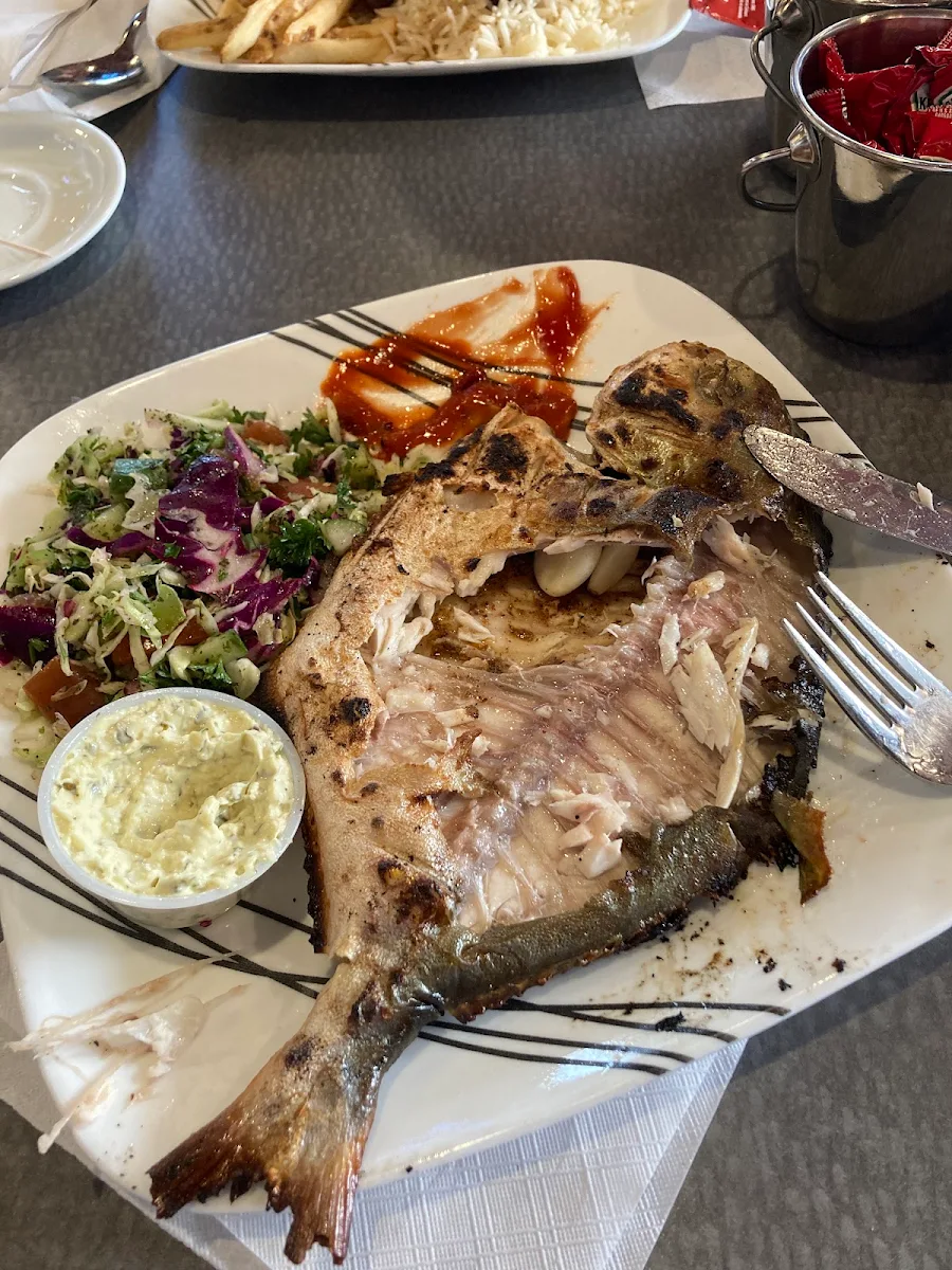 Pompano Fish Plate