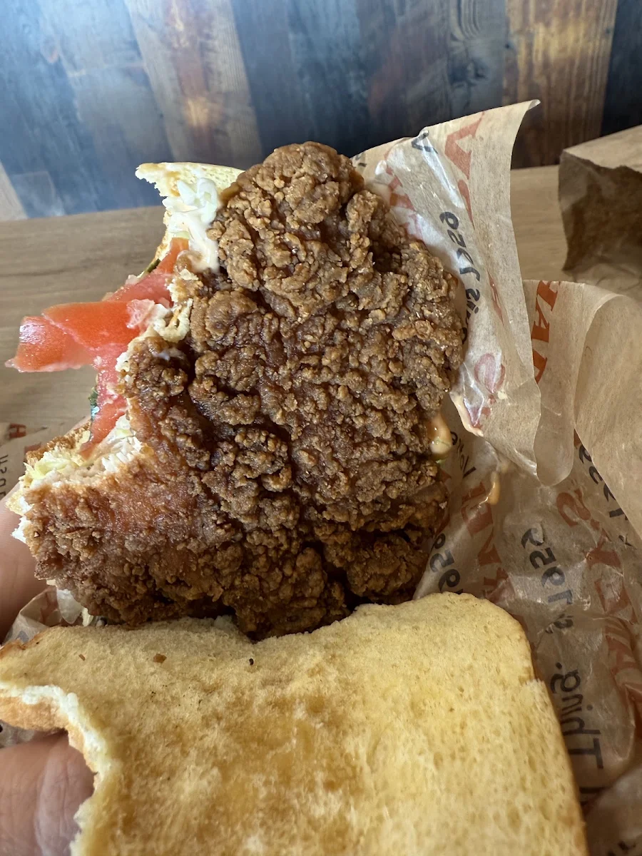 Crispy Chicken Sandwich Combo Fried Rice