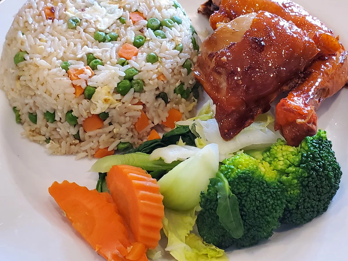 Grilled Chicken w Rice Cơm GÀ Nướng