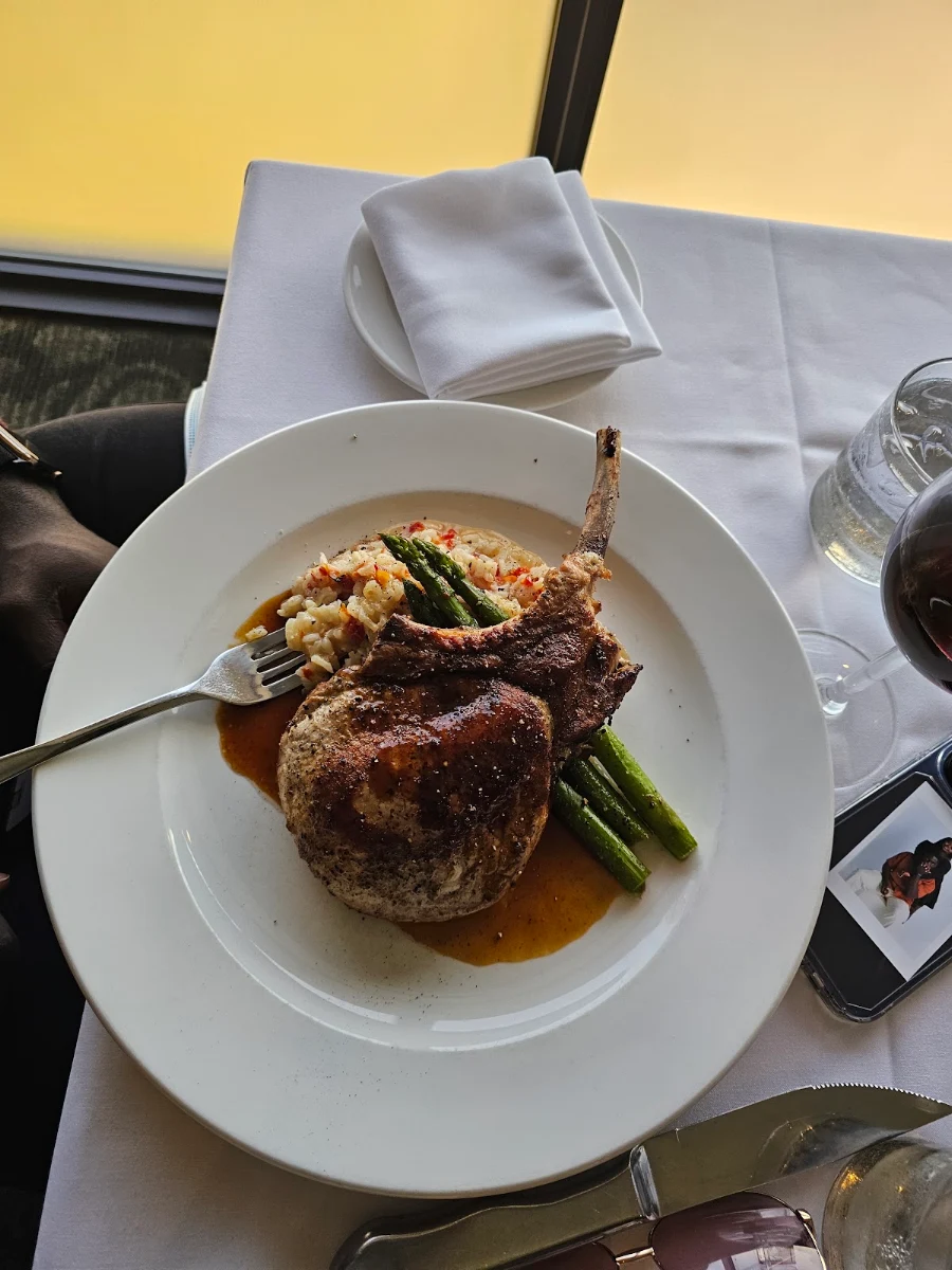 Mushroom Stuffed Pork Chop
