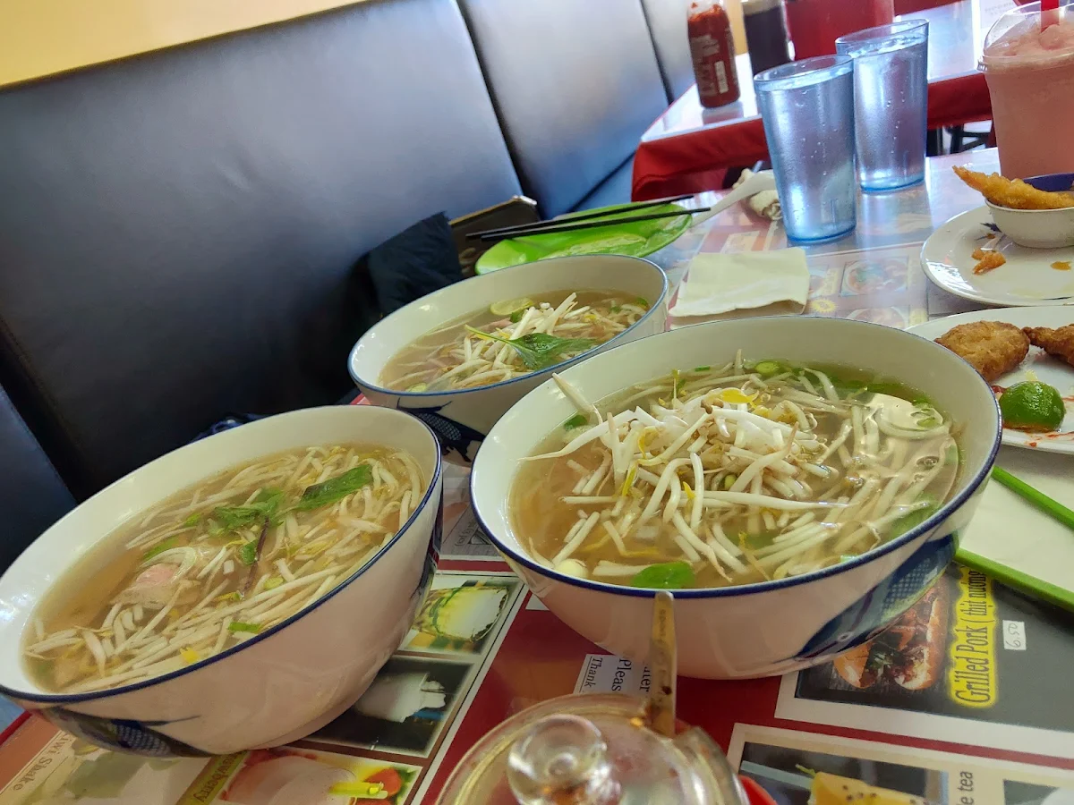 Pho Tai Fan - Rare Beef and Beef Tendon Rice Noodle Soup