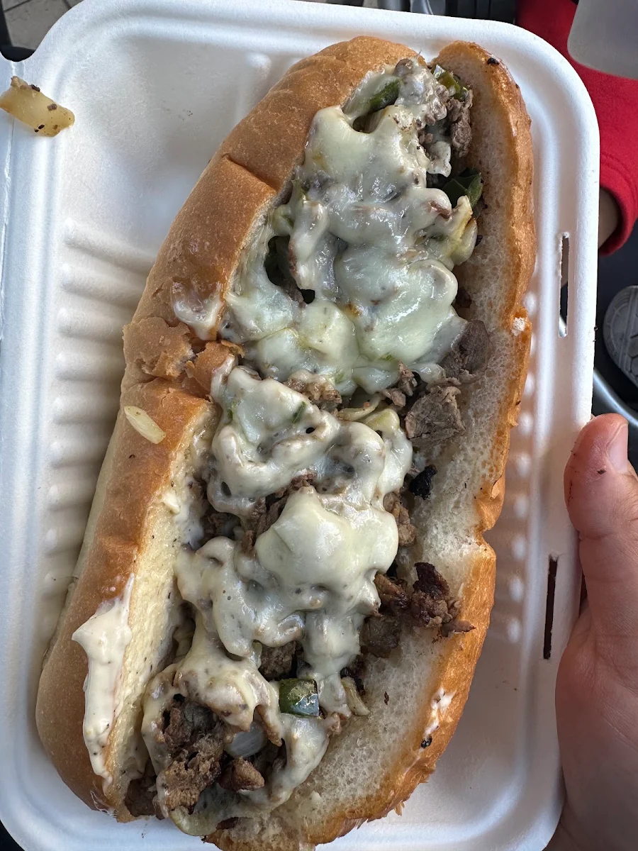 Mushroom Philly Cheese Steak