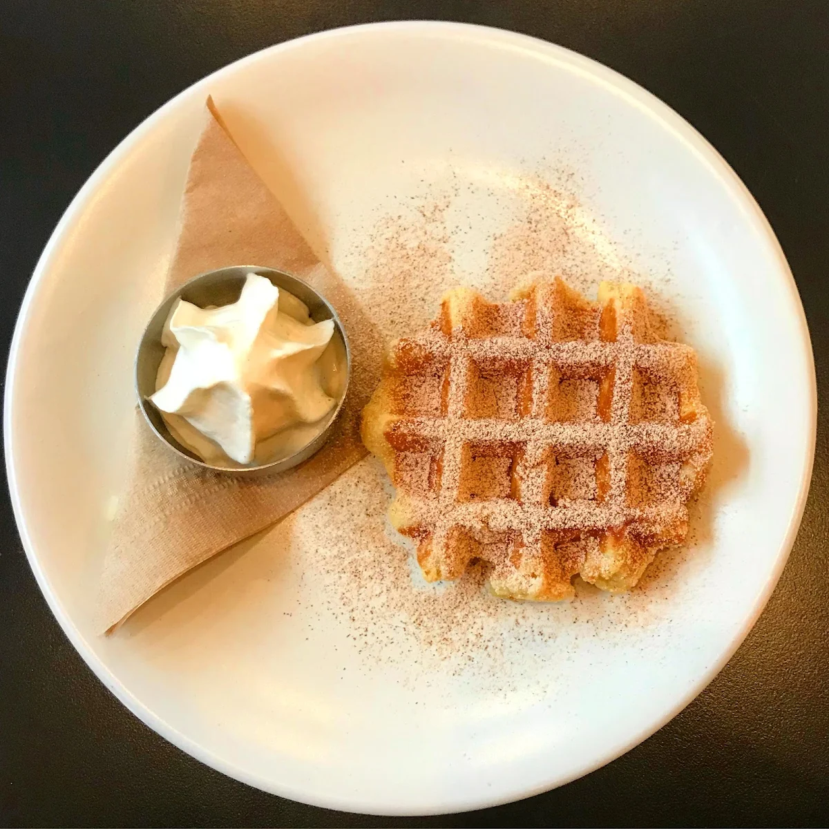 Cinnamon Sugar Waffle