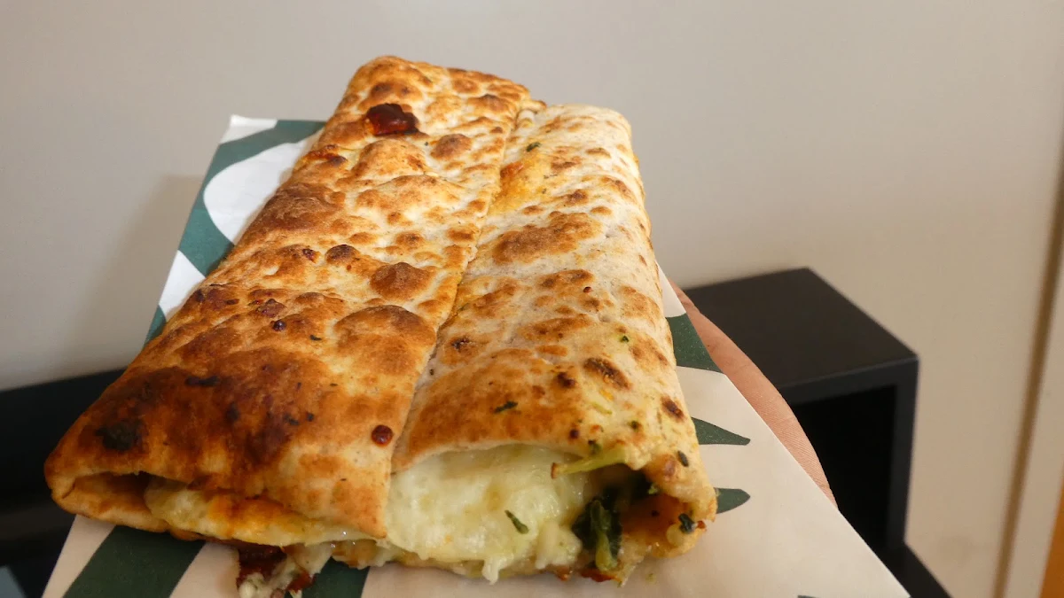 Spinach Feta and Cage Free Egg White Wrap