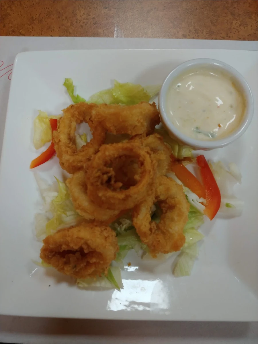 Fried Calamari with Spicy Mayo