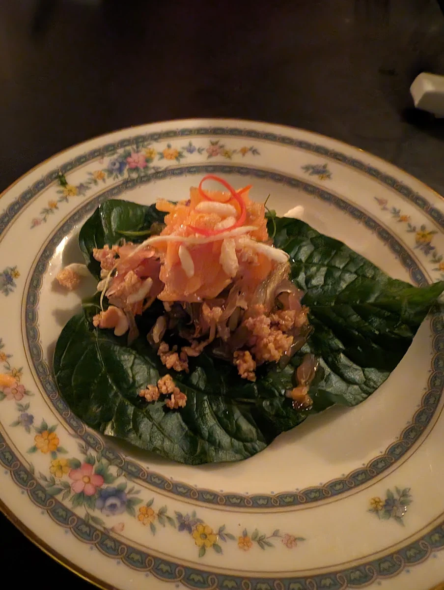 Smoked Trout Betel Leaf
