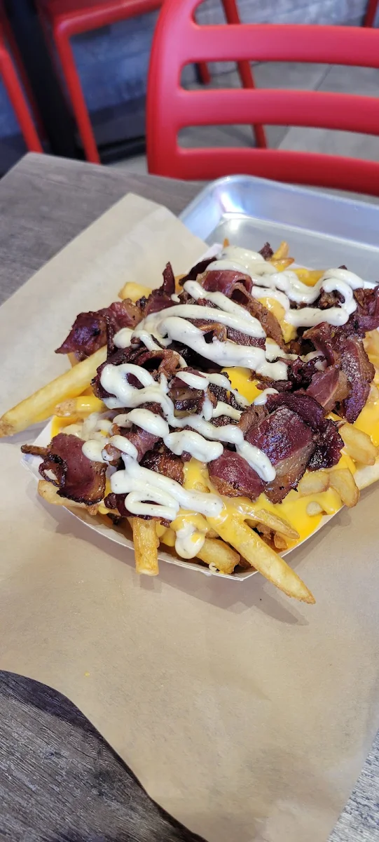 Bacon Cheese Fries with Gladiator Aioli