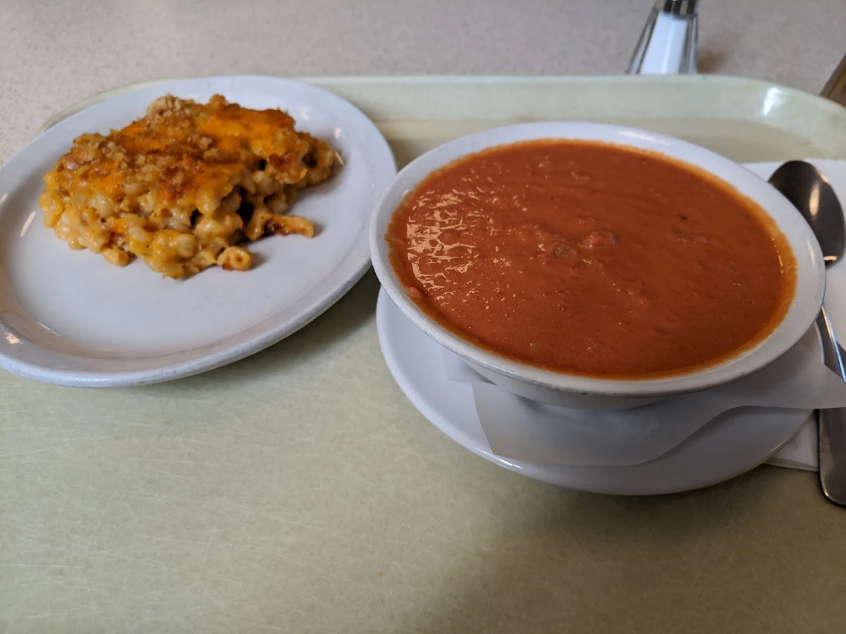 Macaroni Cheese and Moroccan Tomato Soup