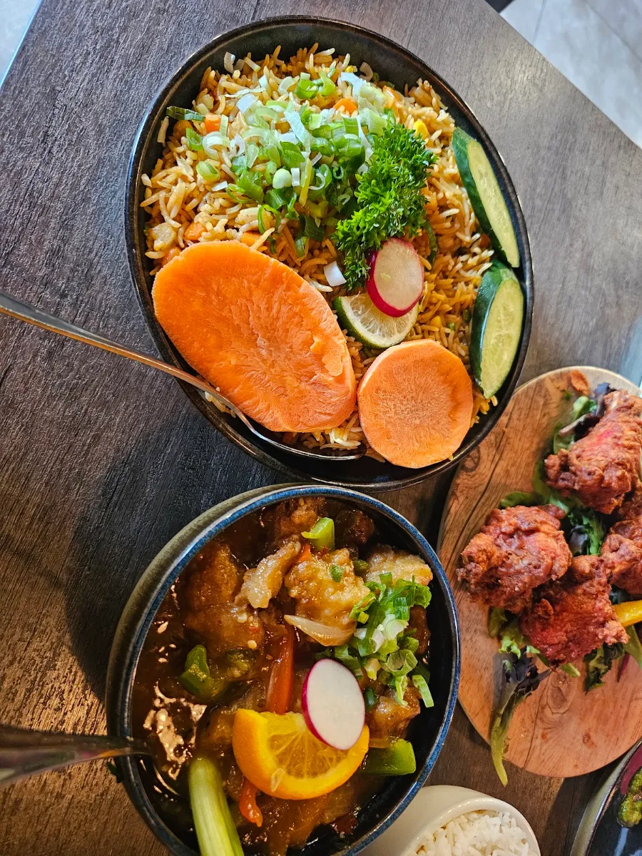 Manchurian Veg Fried Rice