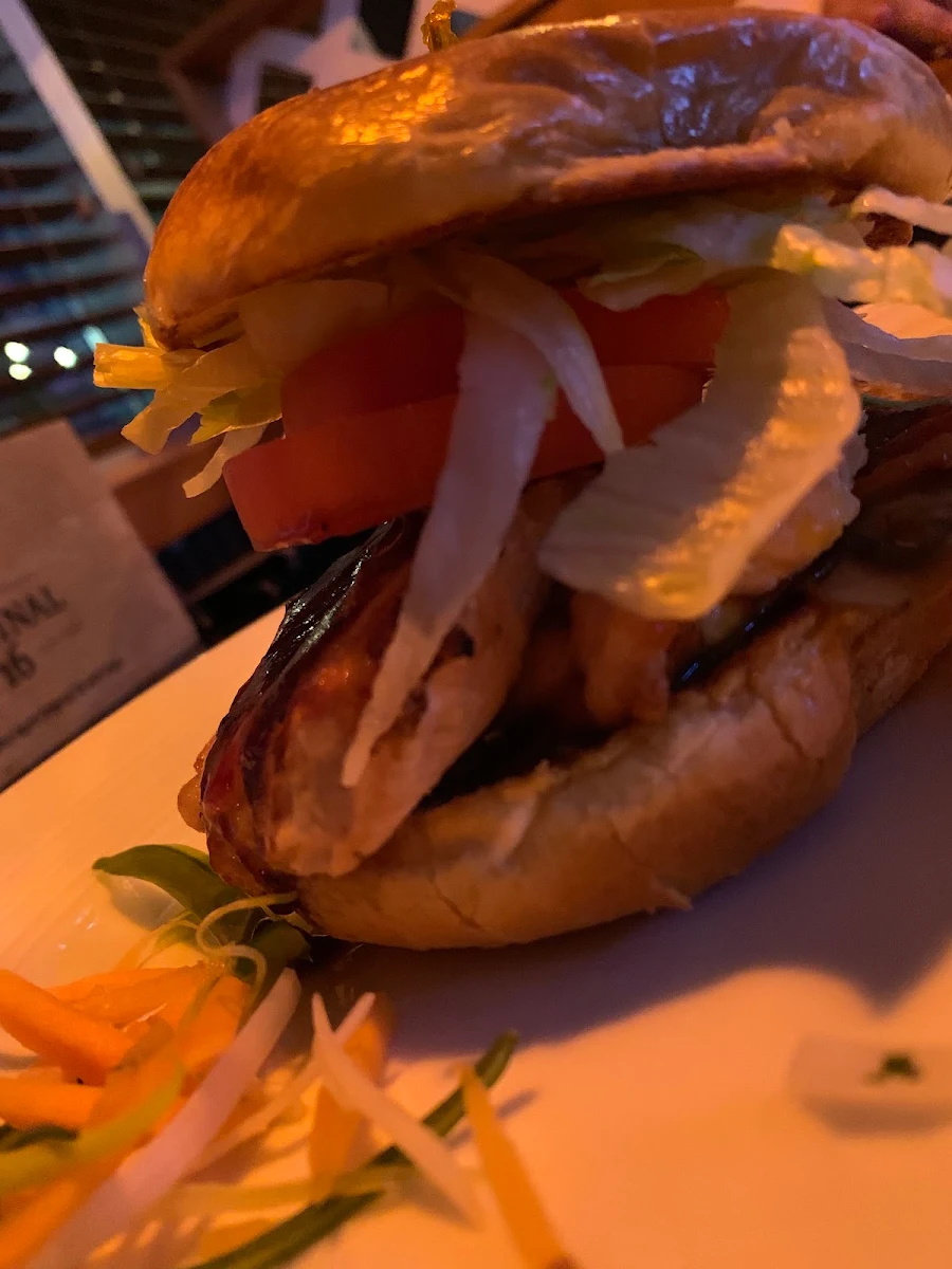 Flat Top Chicken Burger