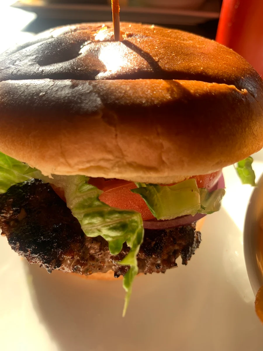 Burger Side View