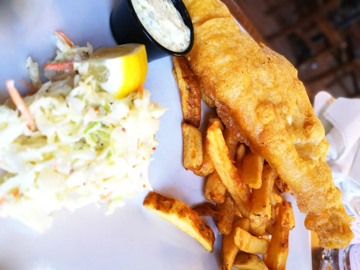 Amber Battered Fish Chips