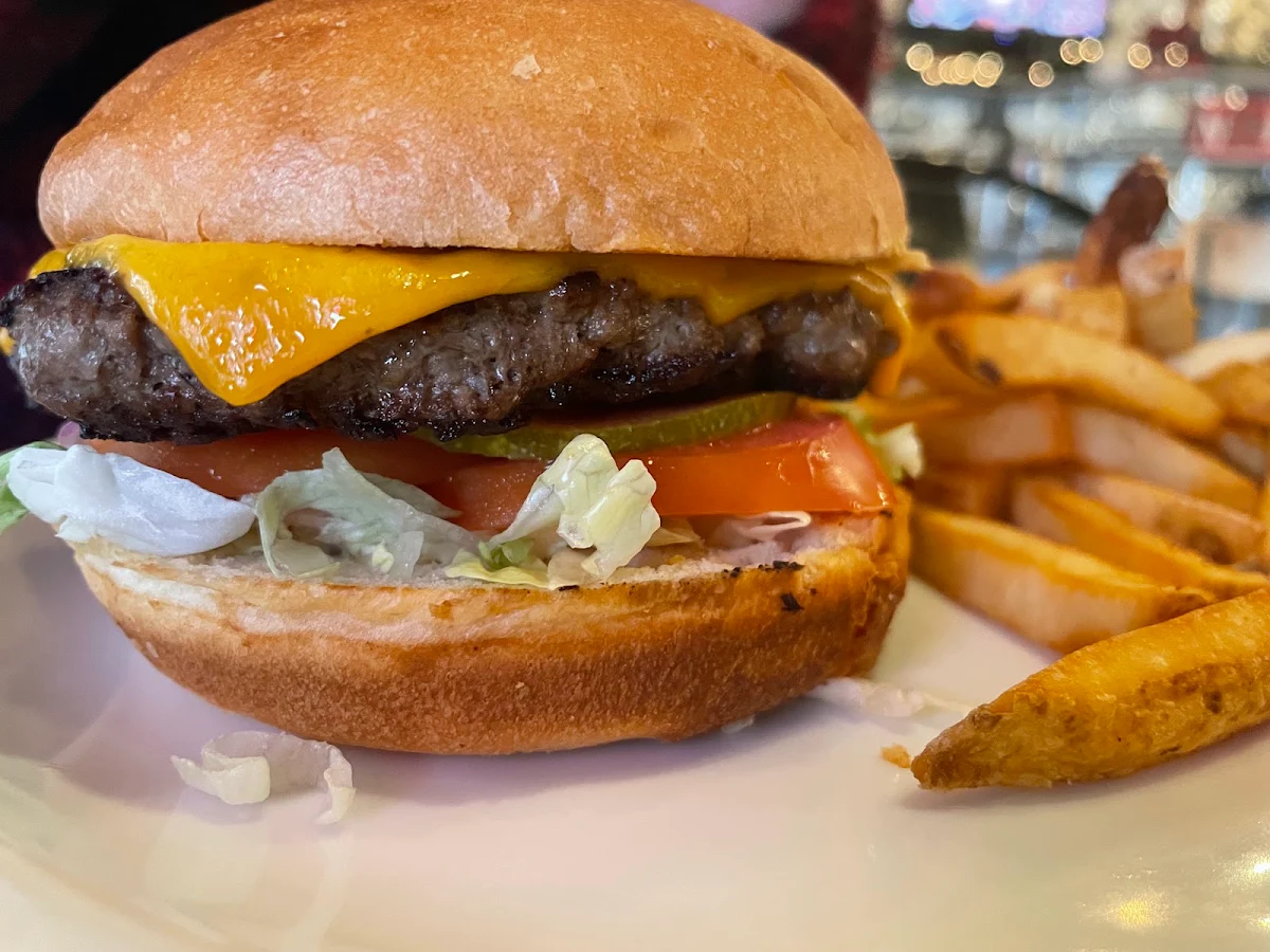 Hamburger and Fries