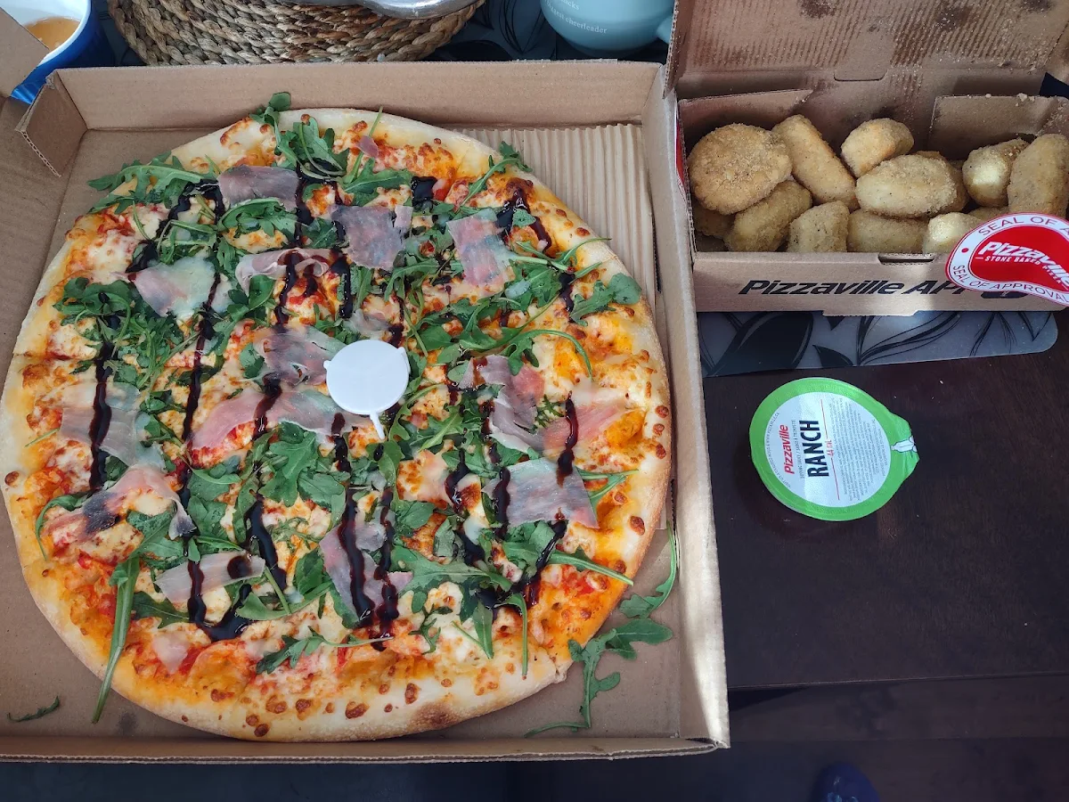 Pizza and Chicken Bites