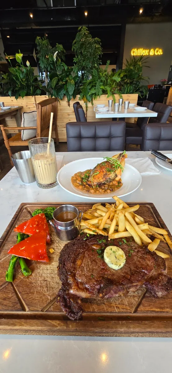 Duck Confit and Grilled Ribeye