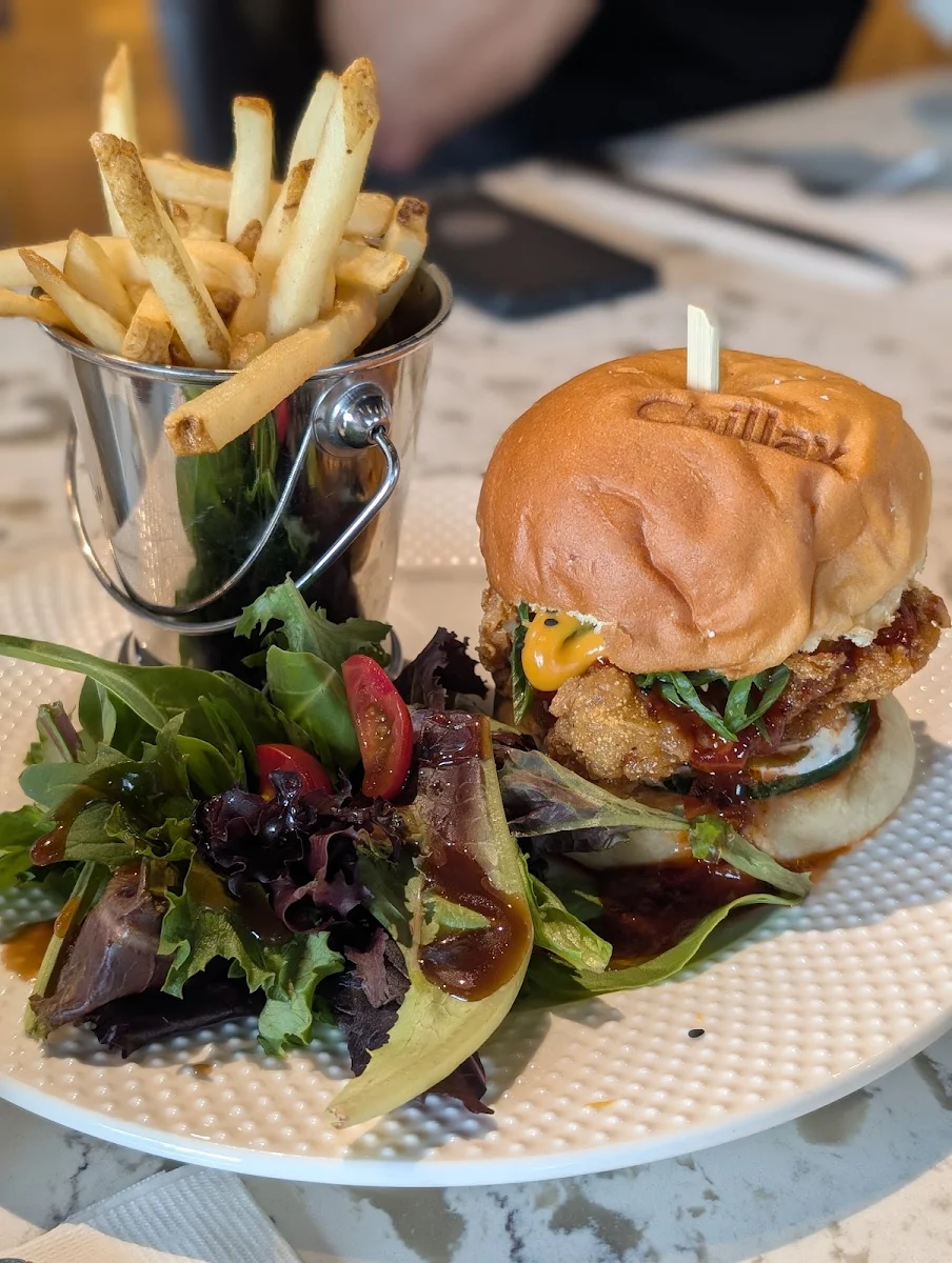 Gochujang Fried Chicken Burger