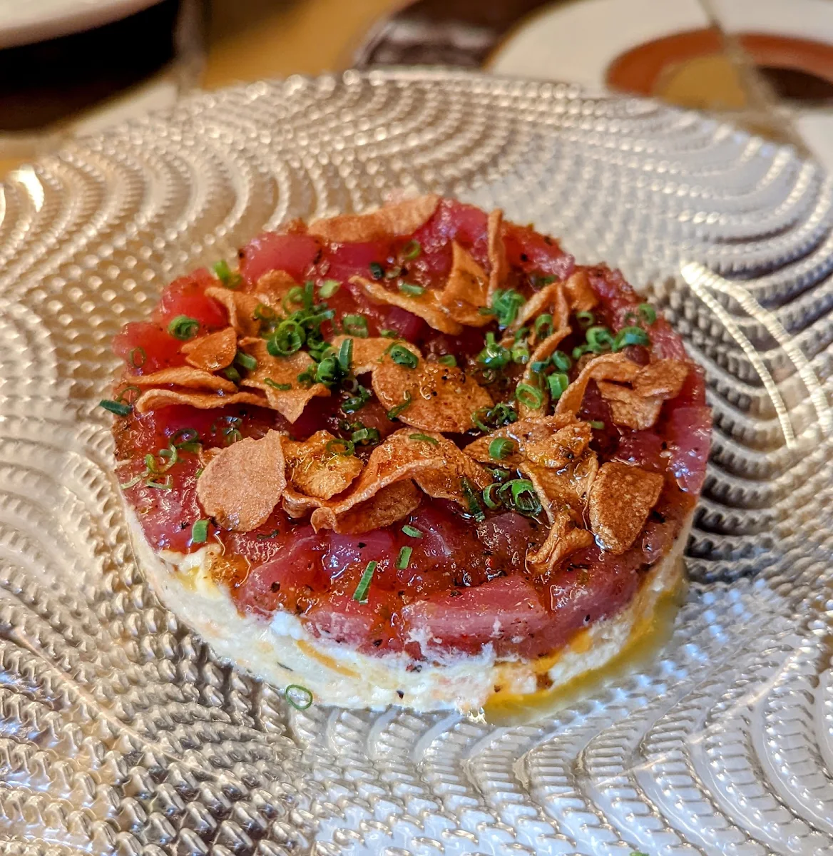 Rusa Potato Salad with Tuna Tartare