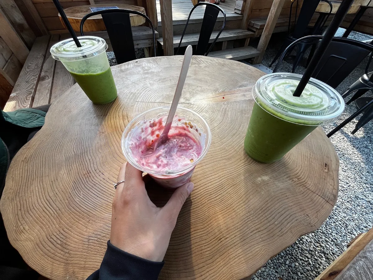 Iced Strawberry Matcha Latte