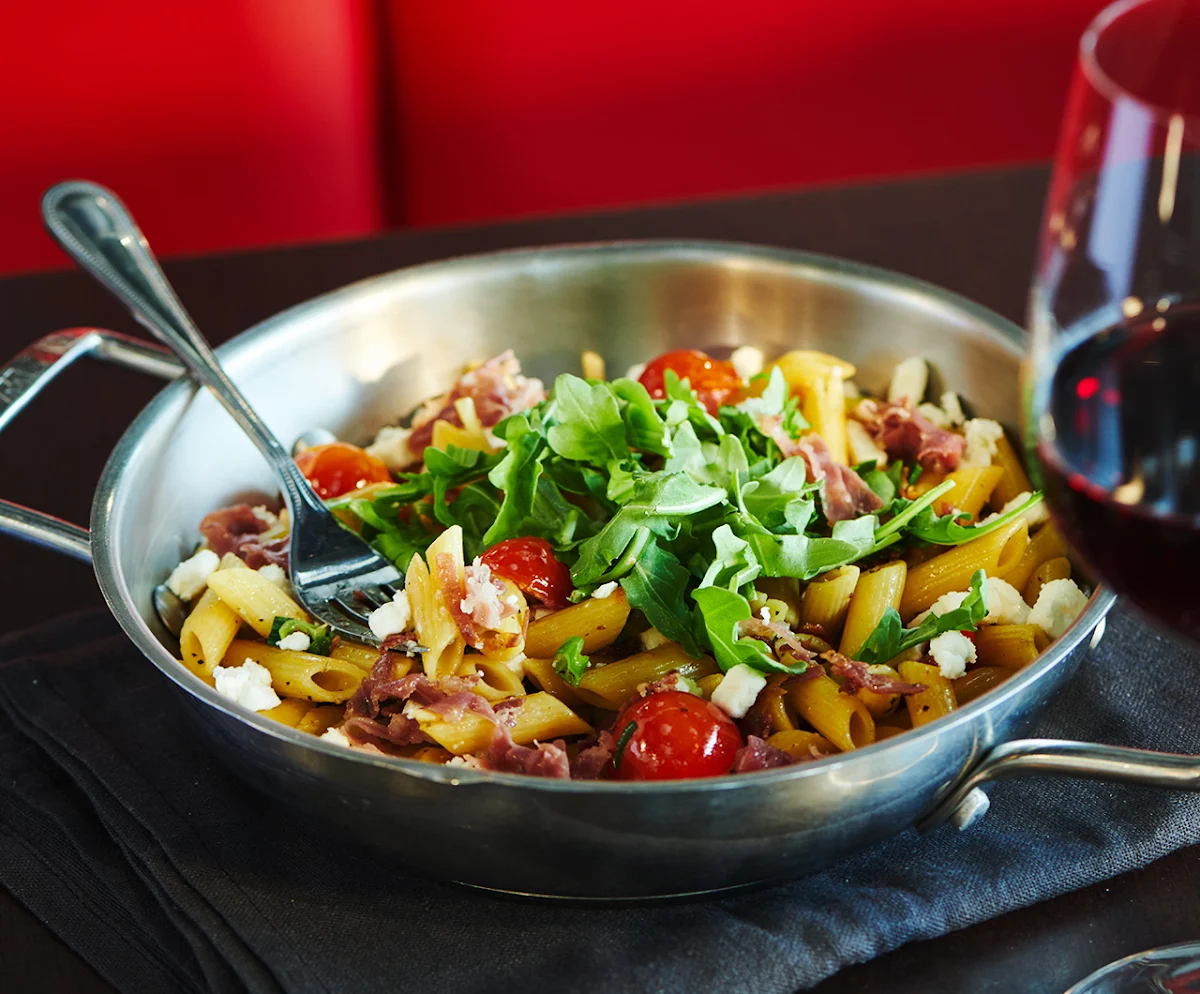 Penne Sautées Prosciutto Et Roquette Penne Prosciutto Arugula