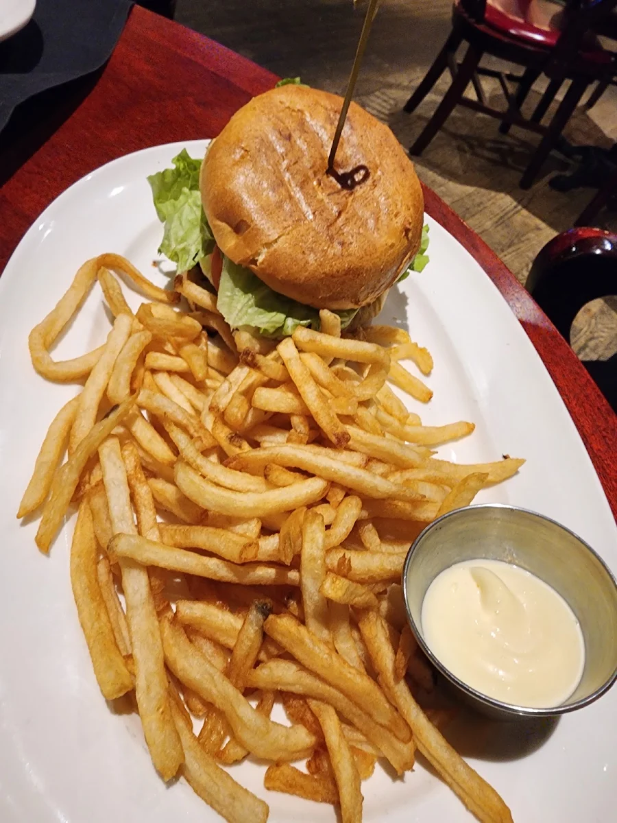 Burger and Fries