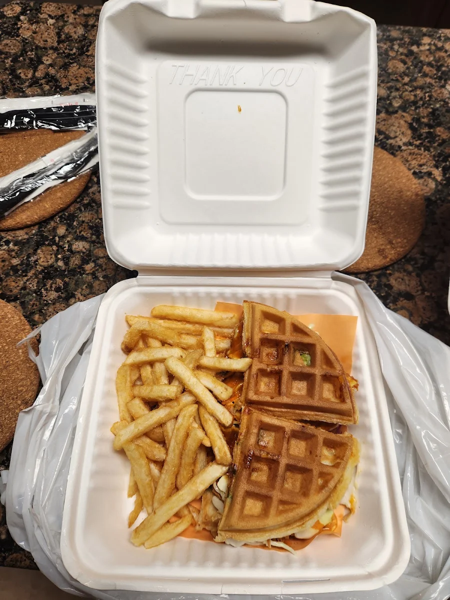 Highlights, Broast Chicken and Waffles