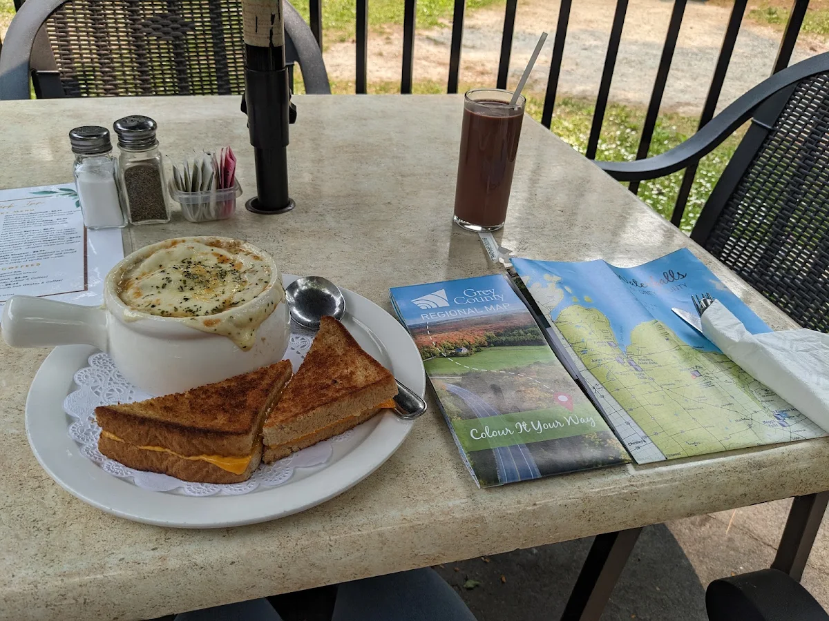 Grilled Cheese Sandwich & a Onion Soup