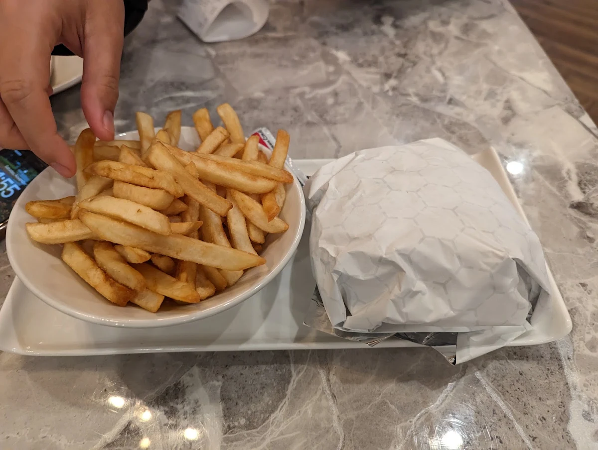 Chicken Burger with Fries