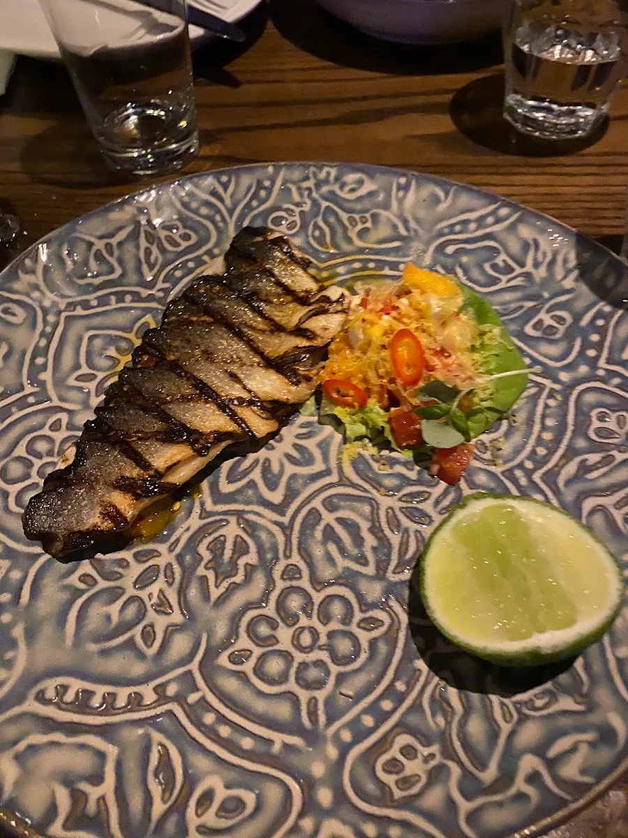 Grilled Sea Bass