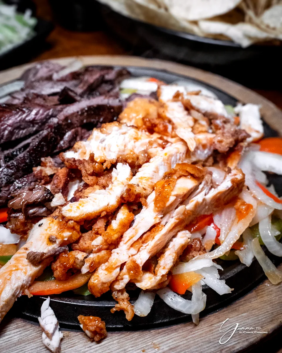 Steak and Chicken Fajitas
