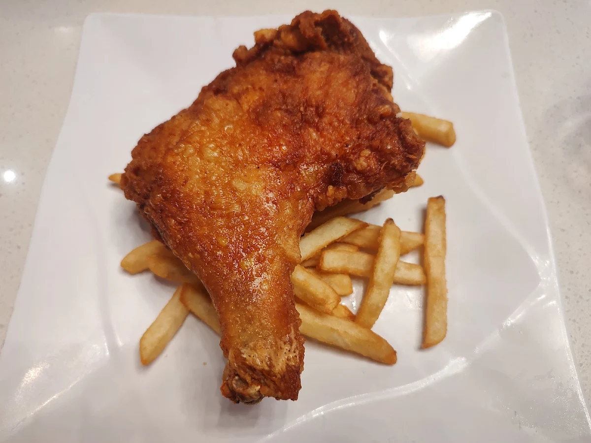 Deep Fried Chicken Leg&Fries